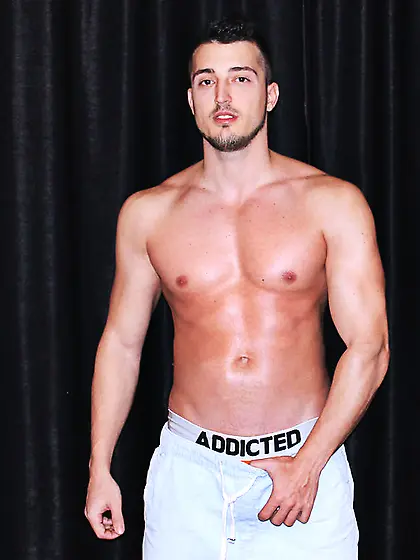 White gay christianstud smoking