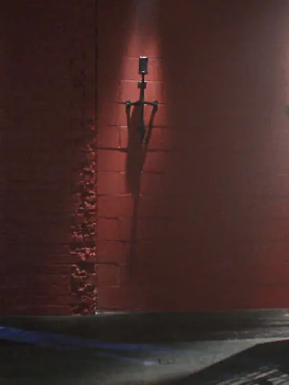 Busty ponytailed brunette cage