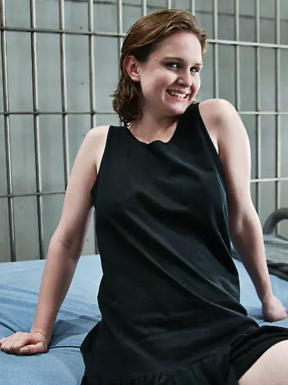 Lilly Glee gets stripped,  bound,  and disciplined by soldiers