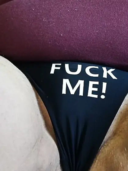 Sexy BBW Fuck Me Panties