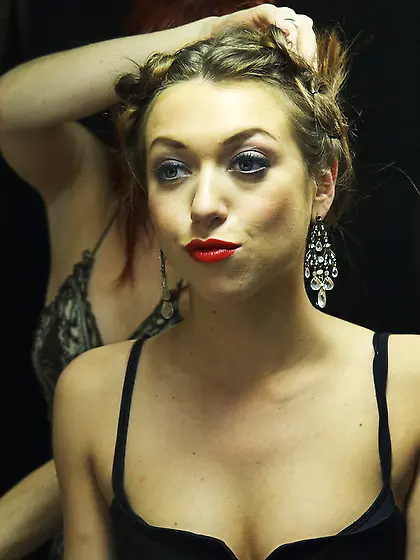 Sassy black haired slut