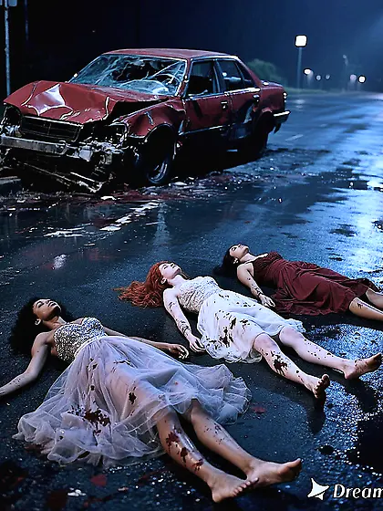 Prom Crash: Girls' bodies laid in road