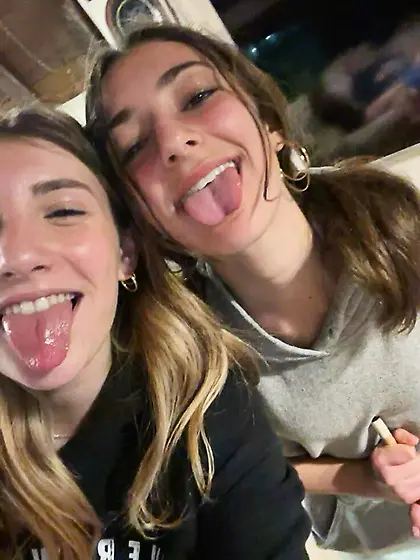 Tounge out