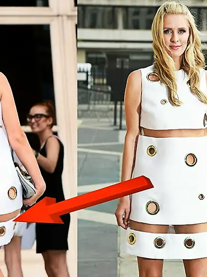 Nicky Hilton i nshort white dress showing her ass