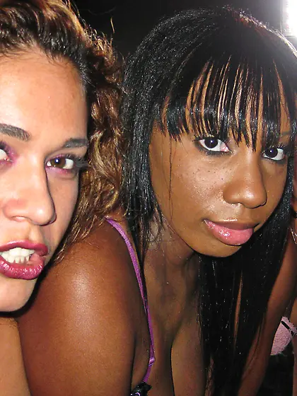 Black stripper whores-out on big black pimp...