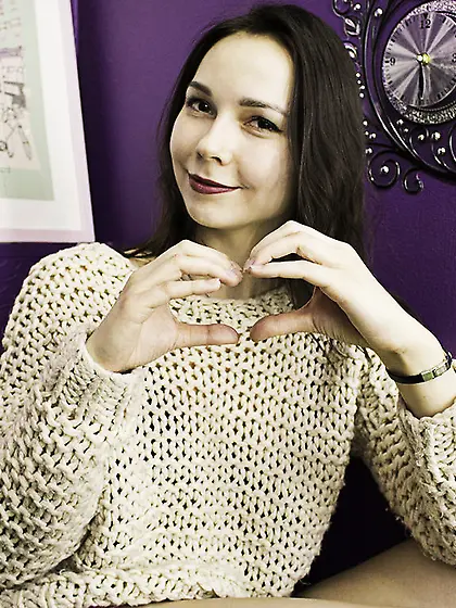 White teen black hair