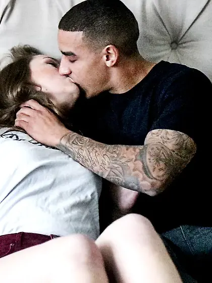 Tattooed stallion knows how to make a girl...