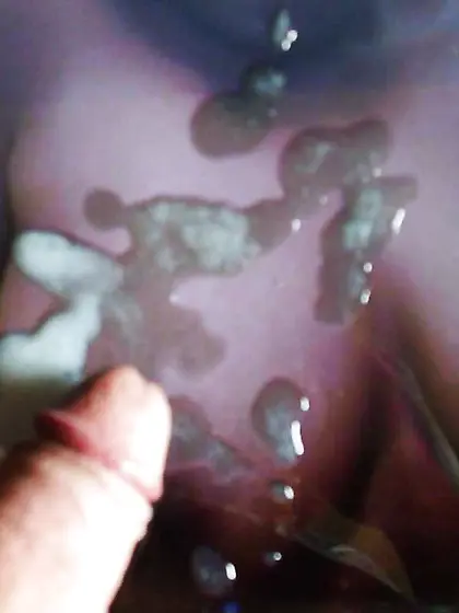 Jizz on black Tribute four sexmecrazy xx