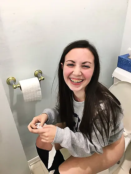 Toilet girl