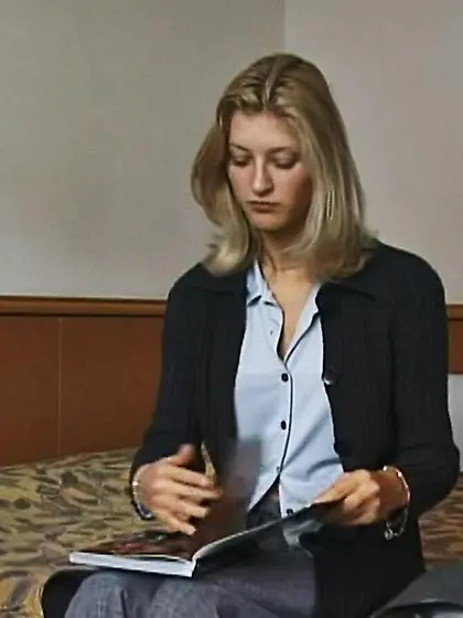 Lovable Hungarian teen strips and shags 