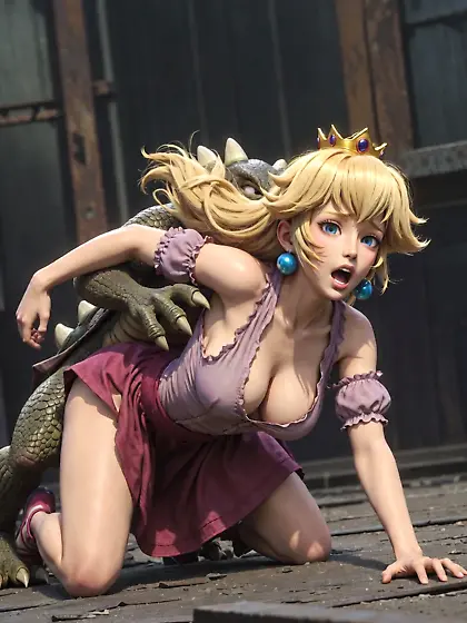 princess pea smb AI generated