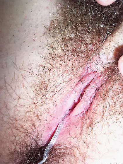 Hairy pussy of Zuzana