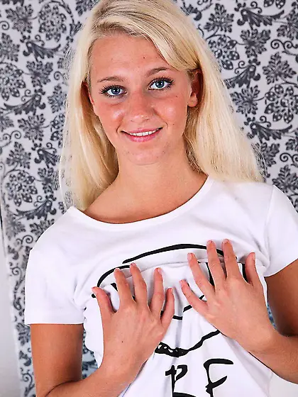 Boyfriend's dick is better than dildo and blonde happily receive