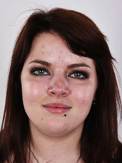 Chubby red hair babe