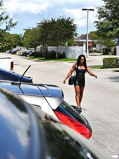 Succulent ebony slut sheds