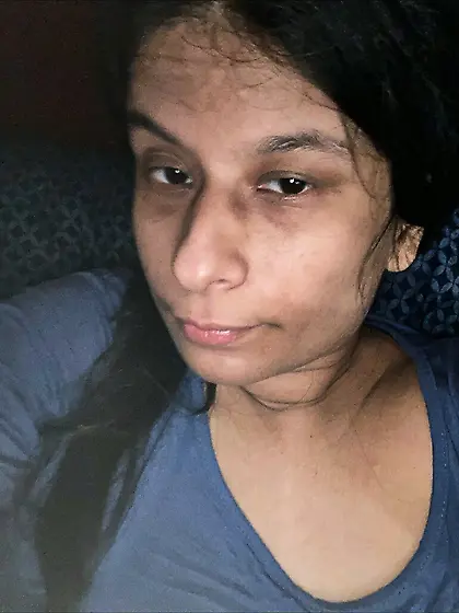 Hijabi married whore Saira