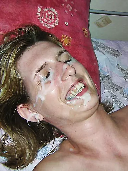 French maid inexperienced take facial cumshot