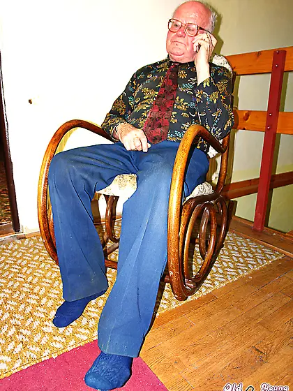 Slim blonde teenager riding