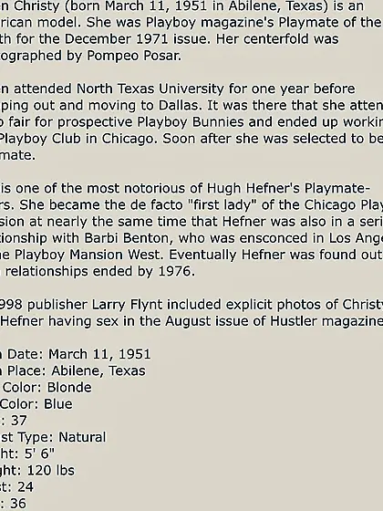 Best of Karen Christy