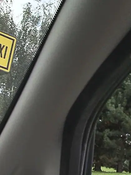 Ponytailed blonde taxi-driver fucked