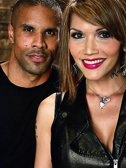 Gorgeous t-girls dick toes