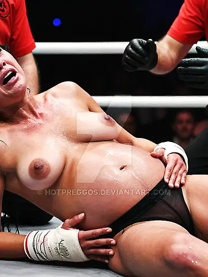 Boxing Fights of Pregnant Sluts - 100% Illegal