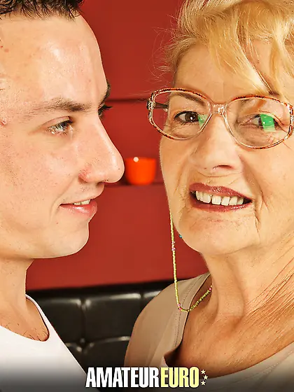 72 years old grandma making love with her toyboy