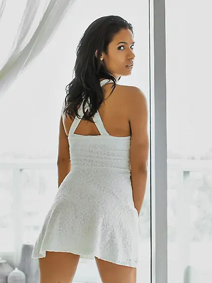 Amazing babe Karmen Bella is showing her nude body in hot poses