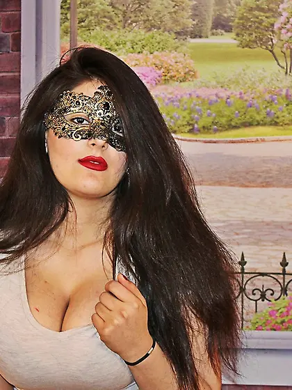 White teen black hair