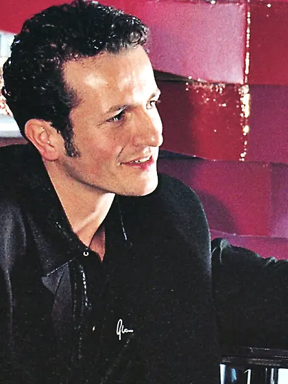 Steamy brunettes share a large piece of meat