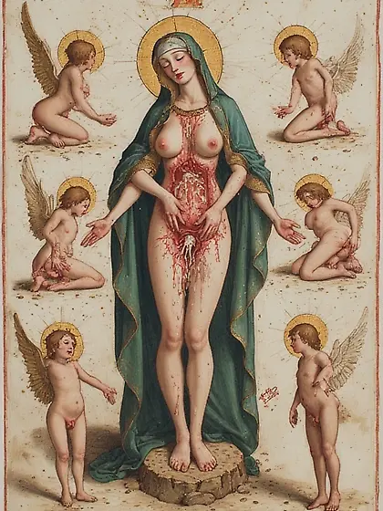 The Virgin Mary And Her Son,  Again