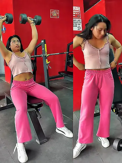 How would you fuck this gym slut?