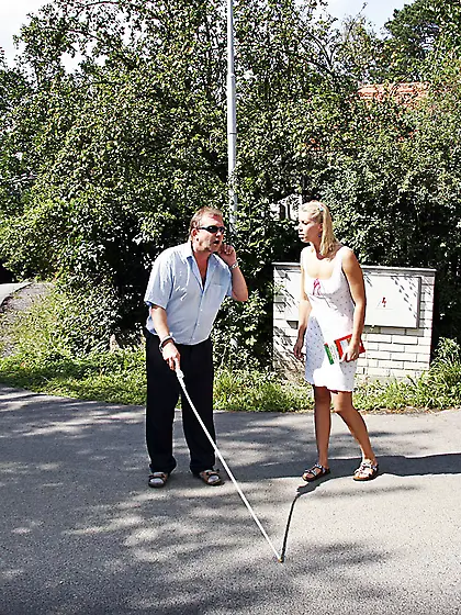 Blind dirty senior fucking