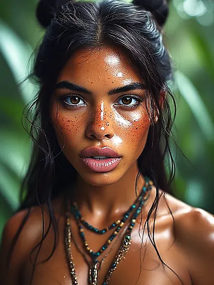 Brown Island Tit Clowns