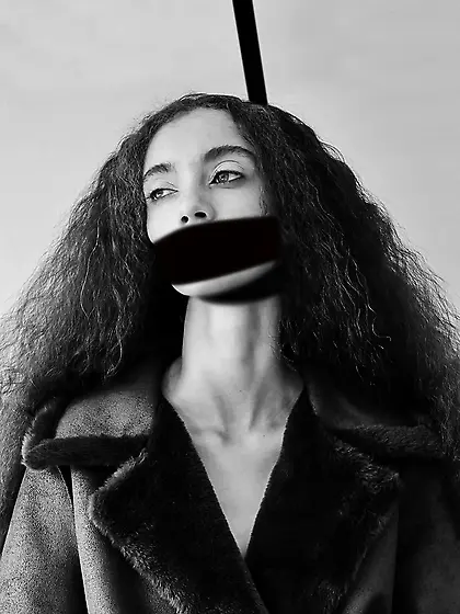 Her neck needs stretching