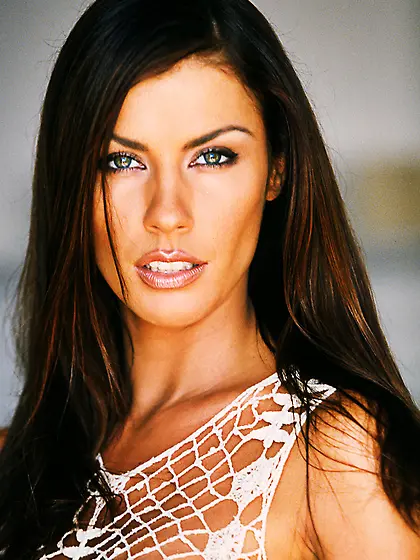 Stunning skinny brunette babe