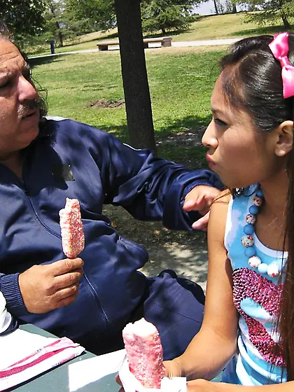 Asian teen girl Cali Lee with tiny bald pussy gets banged by age