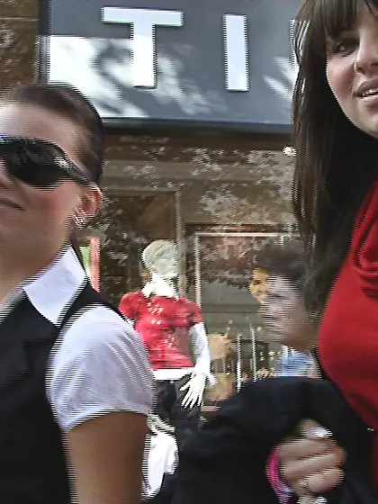 Blonde gal natural boobs