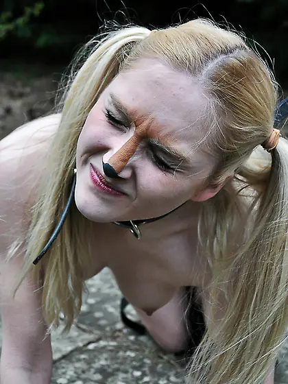 reluctant puppygirl rachelle petgirl petplay