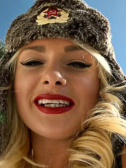 Cute skinny blonde fun