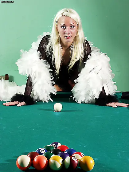 Pool Table Pussy Spreading