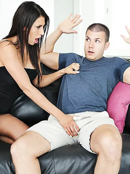 Dark haired seduction