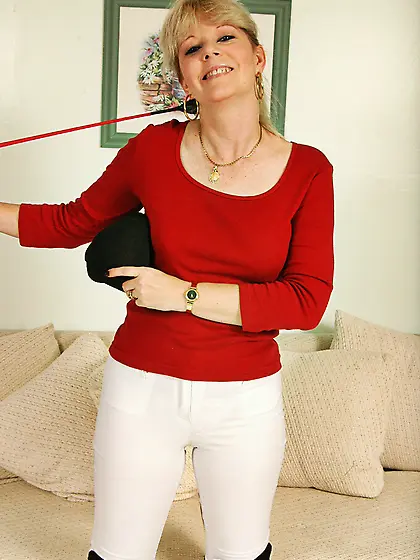 Stripping naughty mom