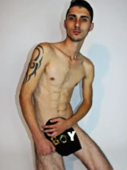 Brunette Young Man Mario Oil.