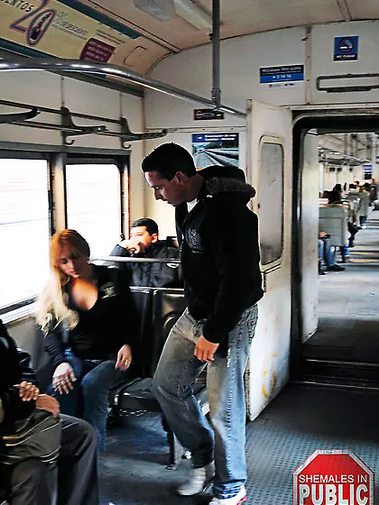 Sex with a tgirl in a public toilet