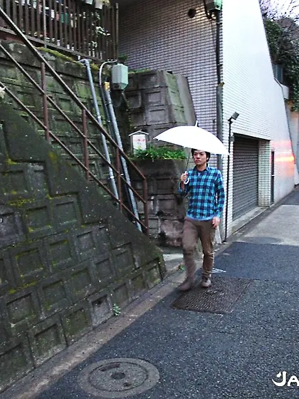 Asian dude blue black