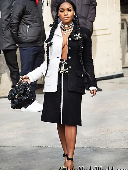 Janelle Monae Braless