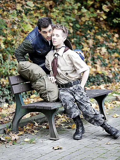 British uniform rough fuck