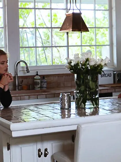 Tight lesbian mom licks daughter