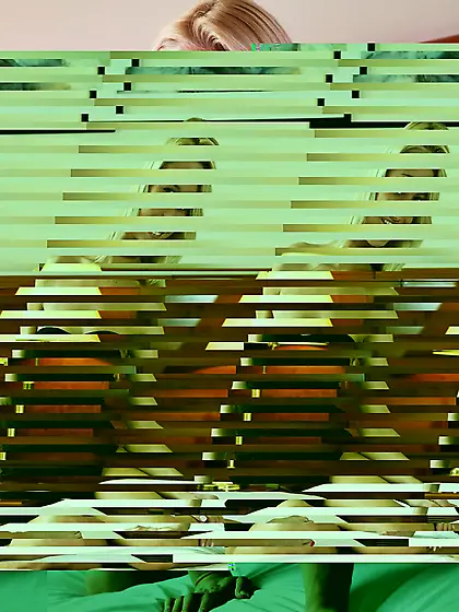 Lewd blonde Pinky June adores playing with her slit and this tim